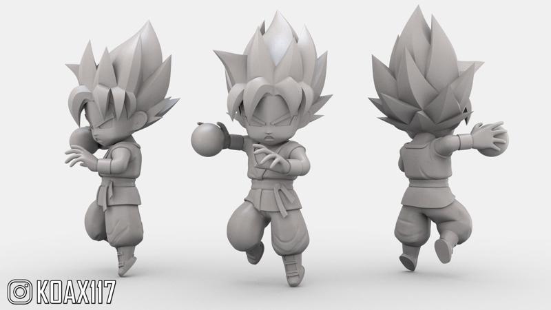 Son Goku - Super Saiyan Blue & Whis Gi