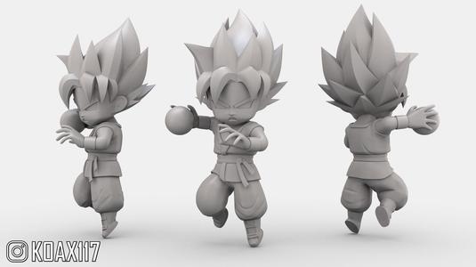 Son Goku - Super Saiyan Blue & Whis Gi