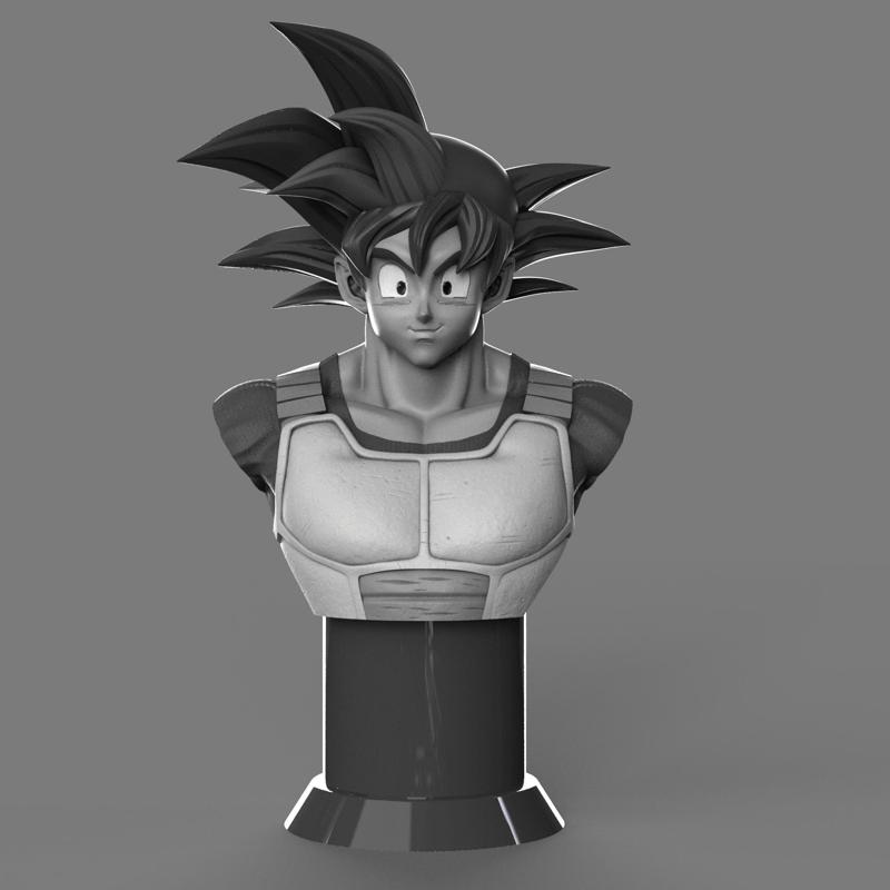 Goku bust