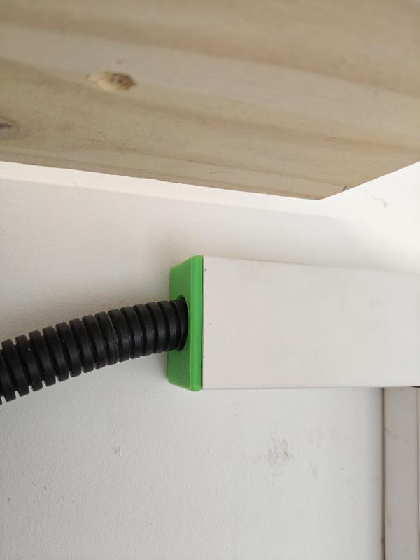 Duct adapter 40x25 to 16 mm