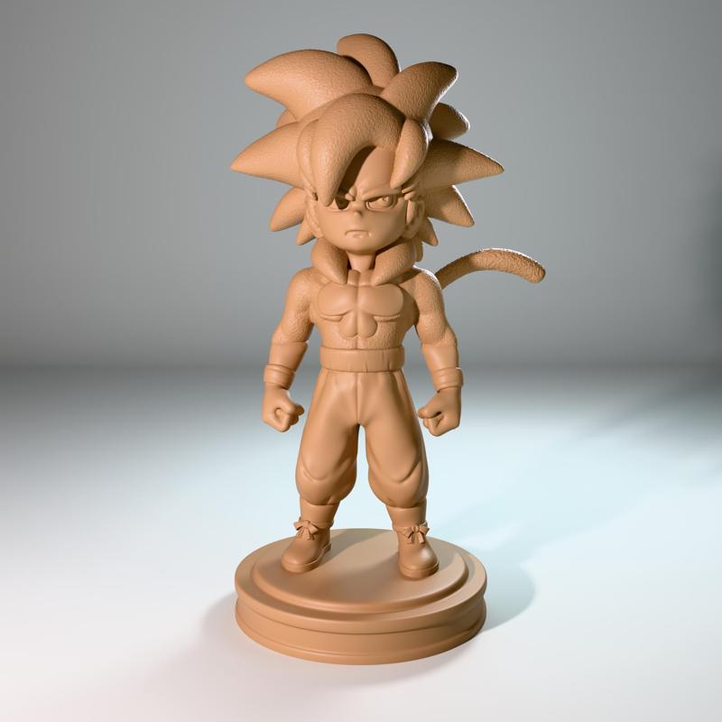 Goku Super Saiyan 4 Daima - Dragon Ball GT - Z - Son Goku - Sun Wukong