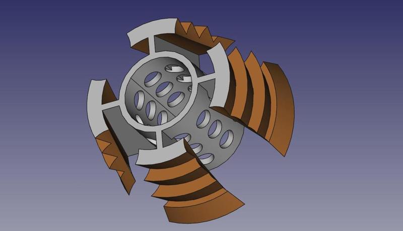 Filiament Rollen Halter 35-55mm / Filiament Spool holder / Quick holder