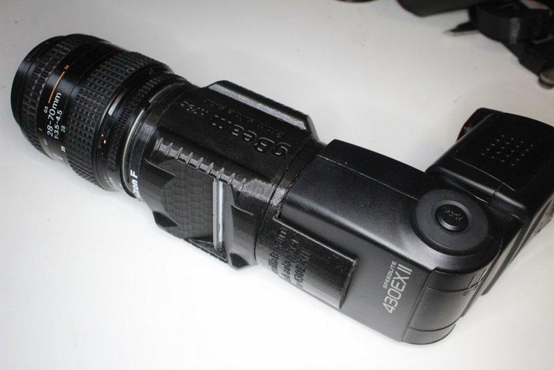 Electron flash adapters for Guerilla projectors