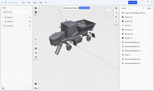 Fendt Rogator Dry Spreader ( look alike )