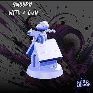 Snoopy With A Bolt Gun