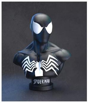 black  symbiote spiderman bust