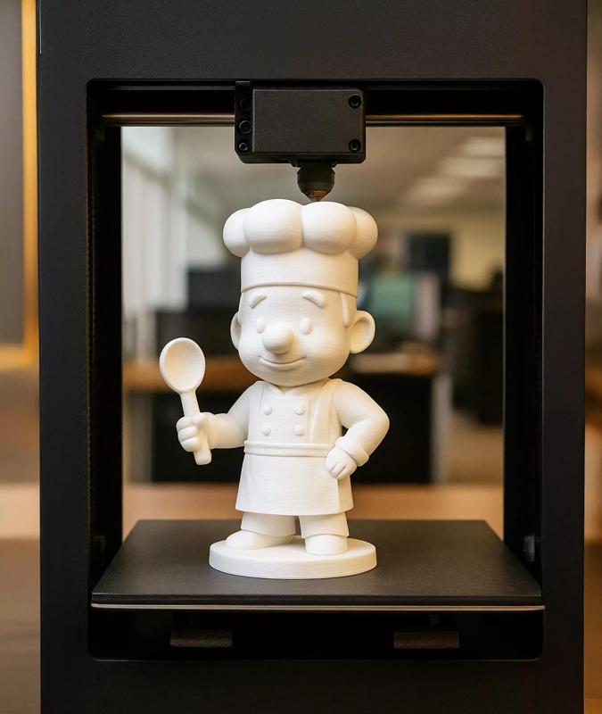Cartoon Chef Figurine