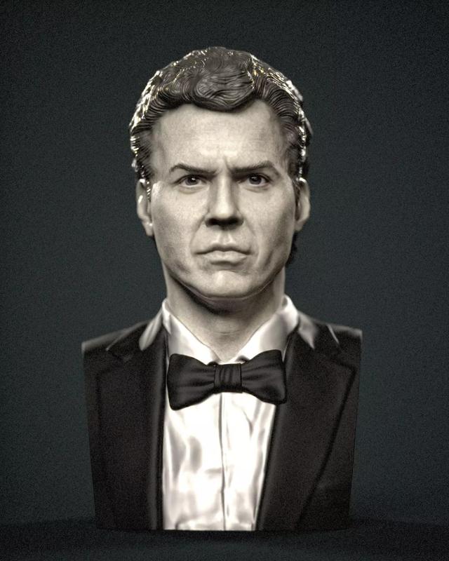 Batman 1989 Michael Keaton Bruce Wayne bust headsculpts