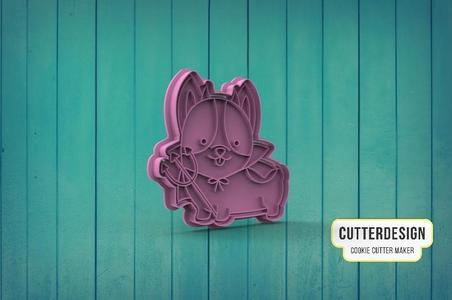 Devil Dog Costume Cookie Cutter