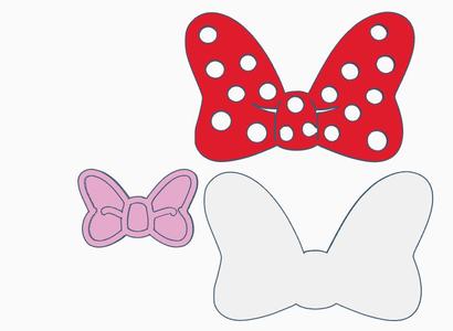 Minnie Mouse Mouse Mouse Mouse Bunting Applique Baking Decoration