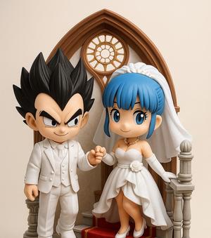 vegeta bulma wedding.stl
