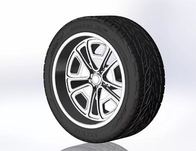 Custom wheels US Mags Spade for your scale model