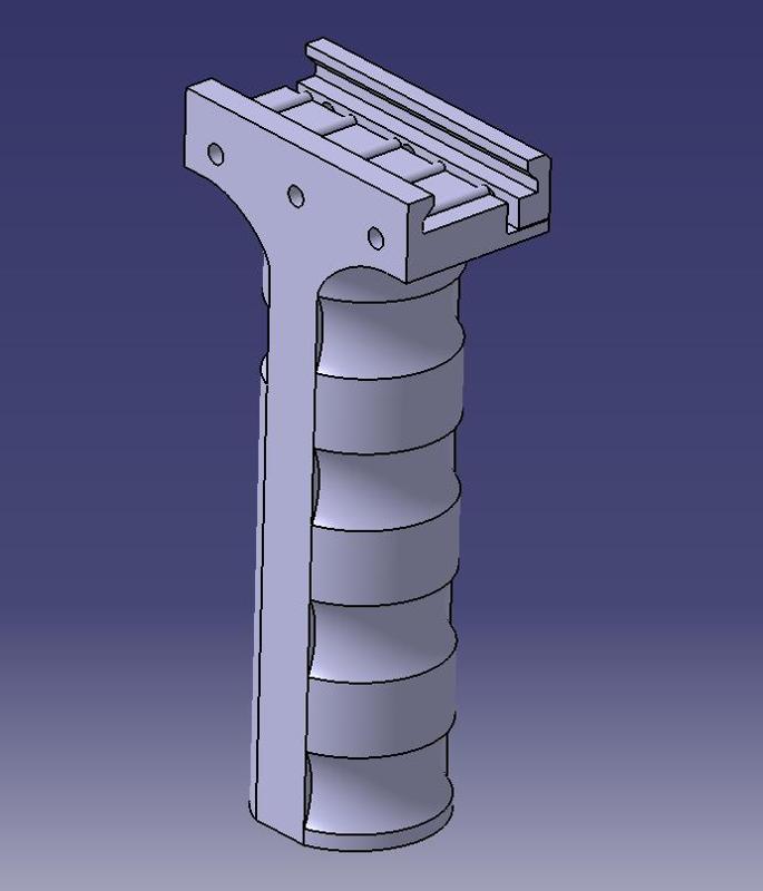 90° HANDLE AIRSOFT, PAINTBALL, WEAPON