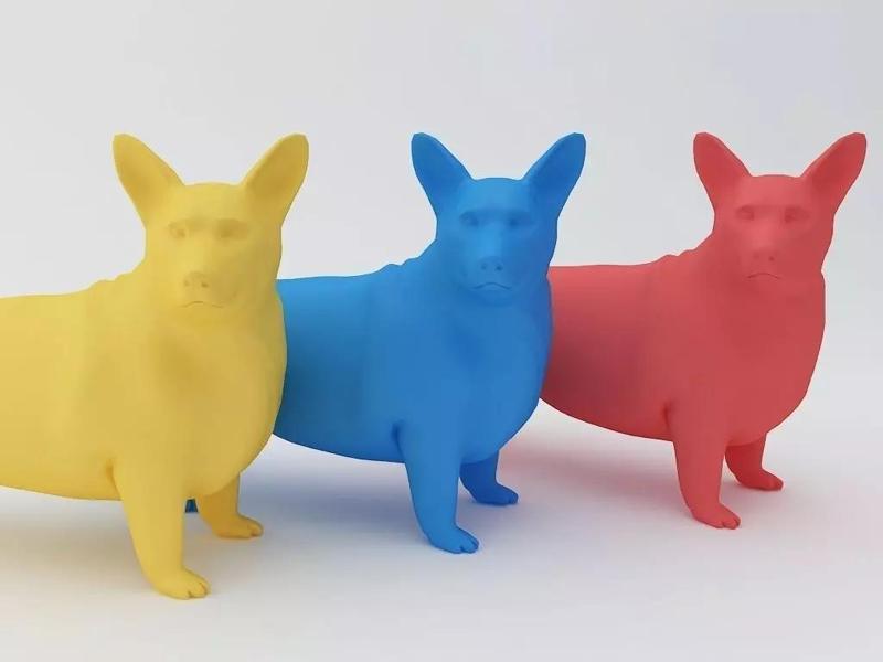 Pembroke Welsh Corgi Dog 3D Model