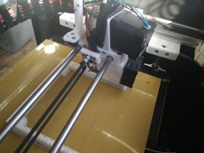 x carriage for E3D V6 / 50 mm axis distance with Auto Bed Leveling