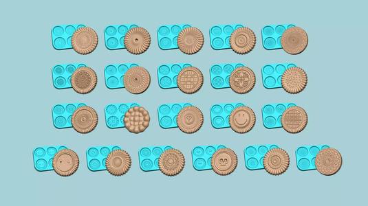 21 Cookie Mould Collection - Biscuit Silicon Molding