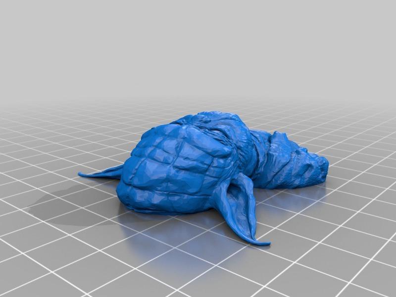 Yoda head for carving 1