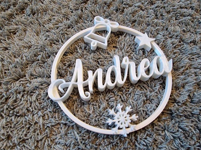 Christmas ornament Andrea