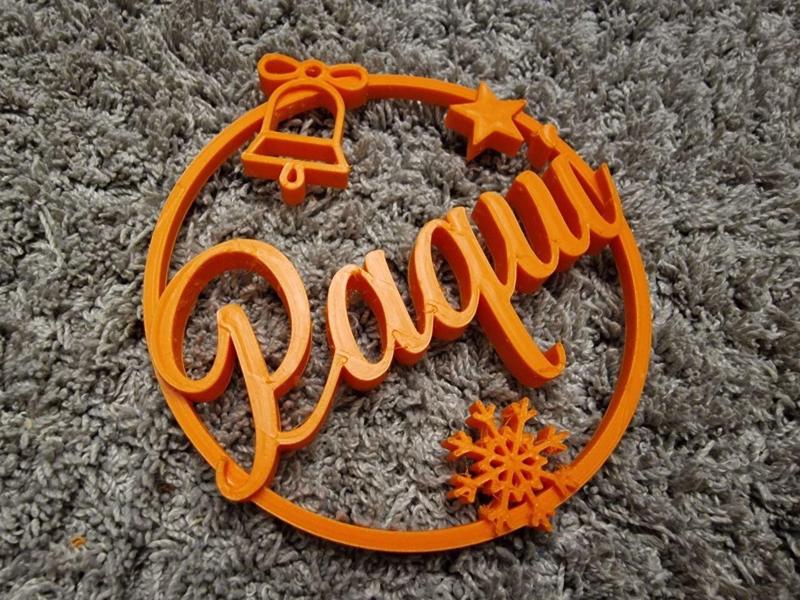 Paqui Christmas ornament