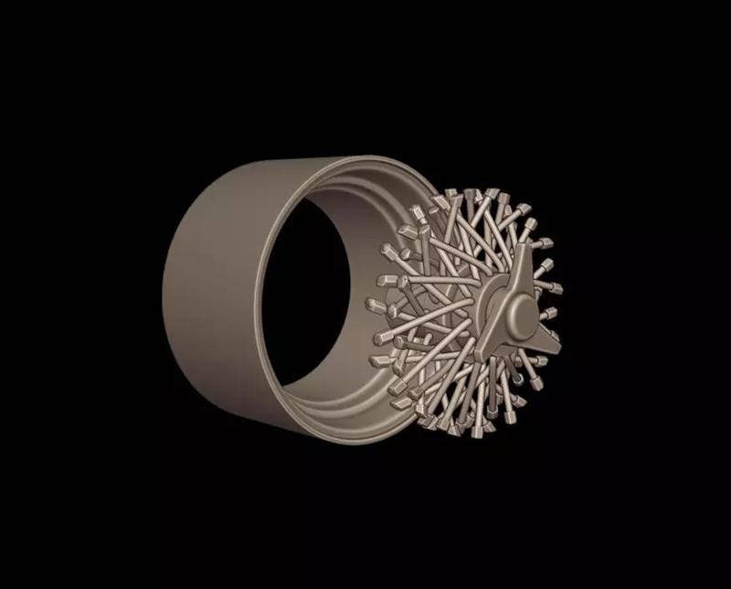 cadillac eldrado 1983 2 parts wheel