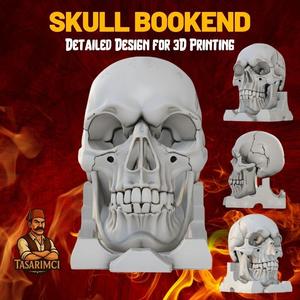 Skull Bookend – Detailed Design for 3D Printing