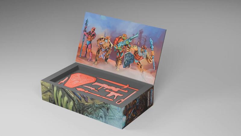 Repulsives Reptiles Snake Men Soldiers MOTU Weapons Pack