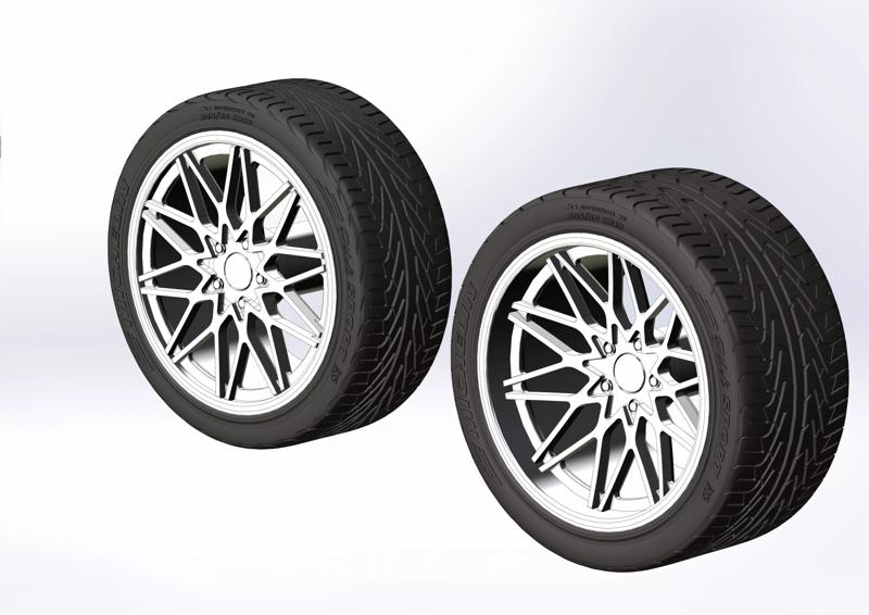 Custom wheels Foose Phoenix for your scale model