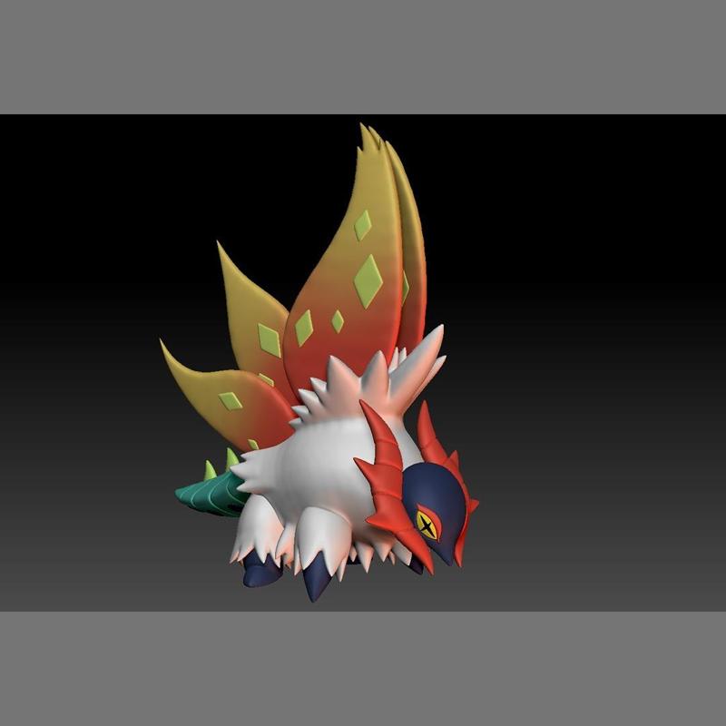 Pokemon Paradox Acient Volcarona Slither Wing