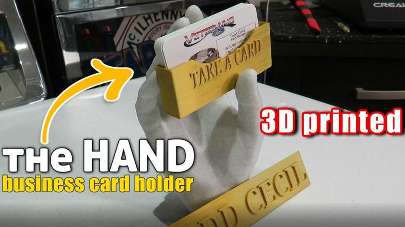 the HAND Business Card Holder