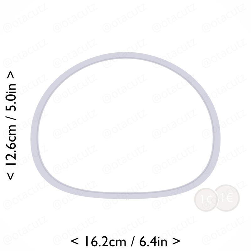 Mochi Cookie Cutter 6in / 15.2cm