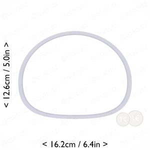 Mochi Cookie Cutter 6in / 15.2cm