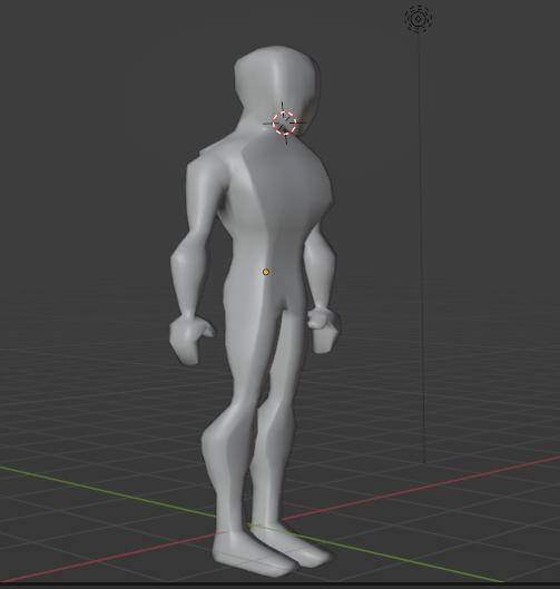 basic 3D cartoon human body