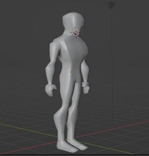 basic 3D cartoon human body