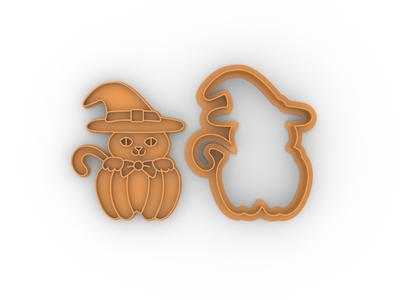 HALLOWEEN CAT - COOKIE CUTTER CAT