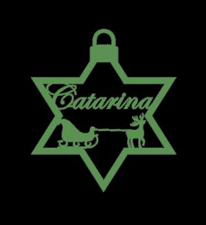 Christmas Tree Star - Sled Catarina