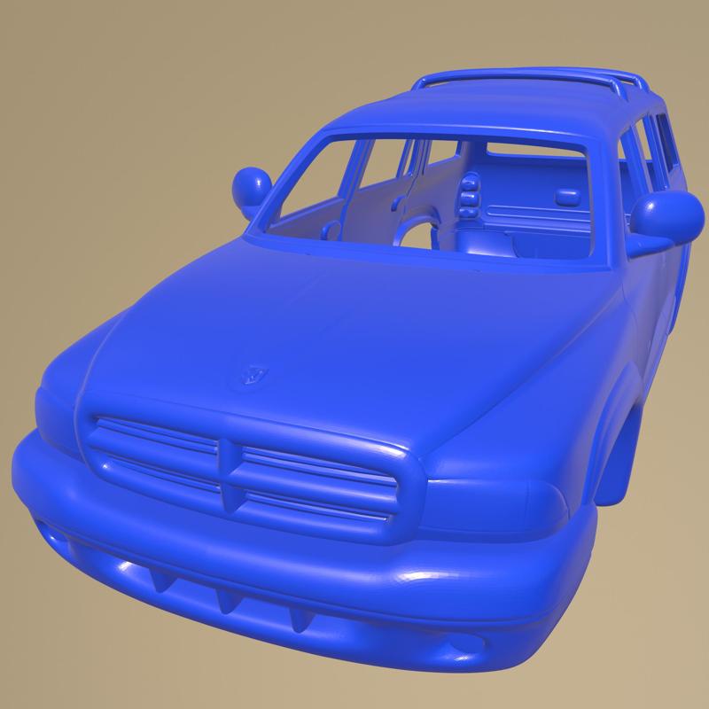 Dodge Durango 1997 Printable Car Body