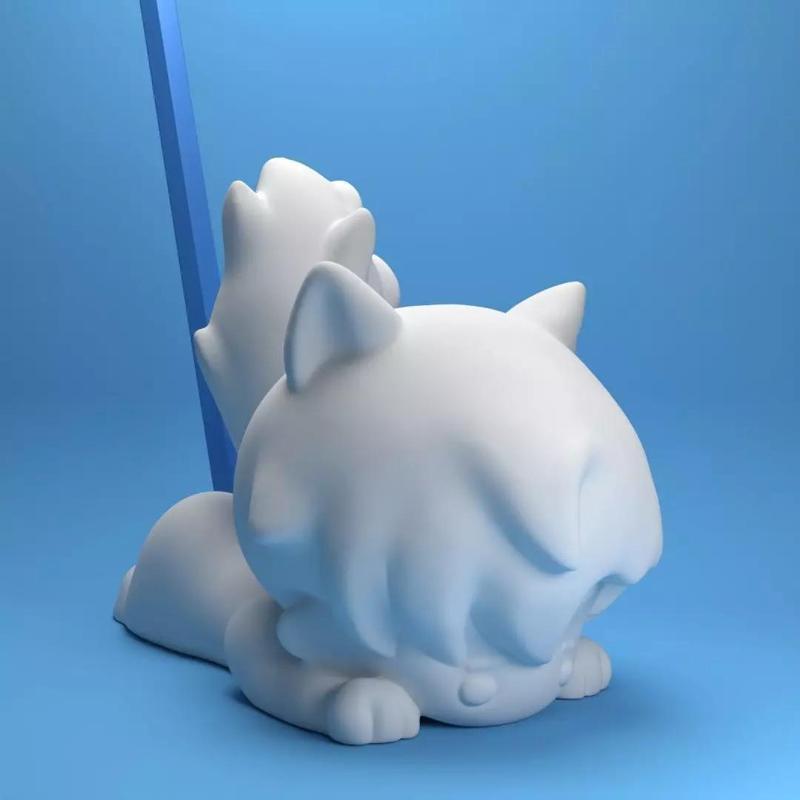 Chibi Catboy Pen Holder