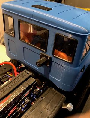 Crawler spare wheel holder e.g. Traxxas TRX-4