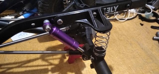 Axial SCX10 II or Reely FreeMen - Rear suspension kit.