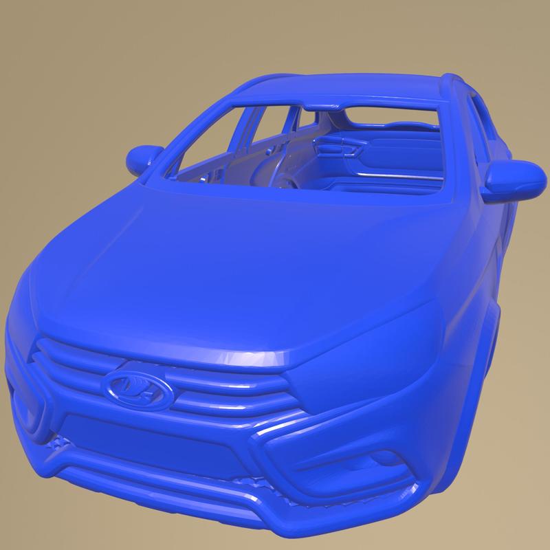 Lada Vesta Cross 2015 Printable Car Body