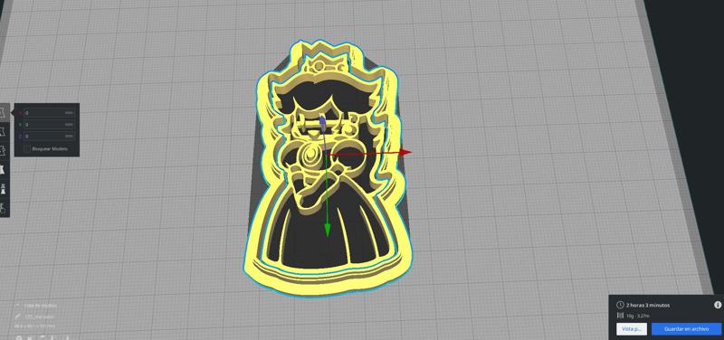 Princess Peach Cookie Mold
