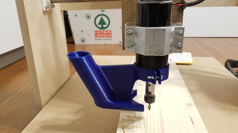 CNC spindle vacuum holder