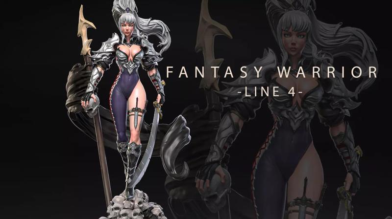 Fantasy Warrior - Line 4 - F1 -