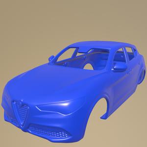 Alfa Romeo Stelvio Ti 2020 PRINTABLE CAR BODY