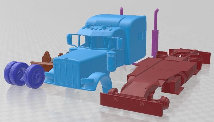 Peterbilt 389 Sleeper Cab 2015 Printable