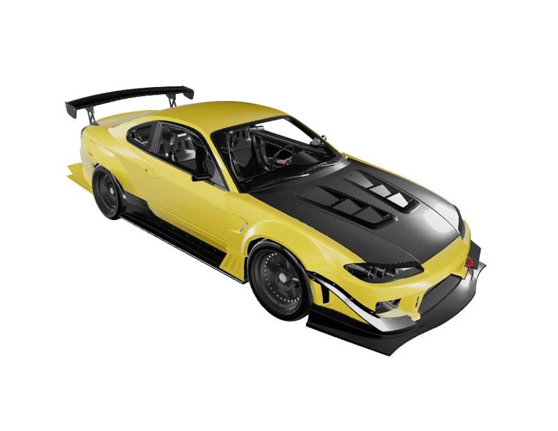 Nissan Silvia S15 Garage Mak (HIGH QUALITY, COMPLETE INTERIOR)