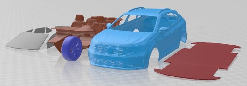 Volkswagen Nivus 2021 Printable Car