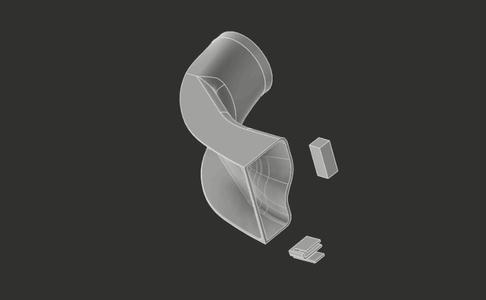 Audi A4 B7 right air guide without Intercooler