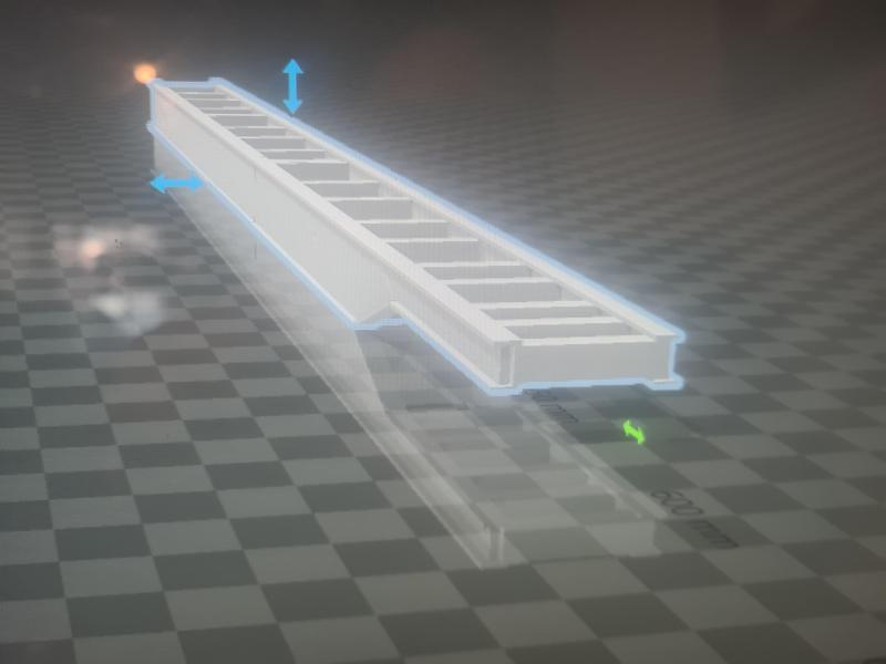 1/32 container 40' b trailer chassis suit tri axle suspension