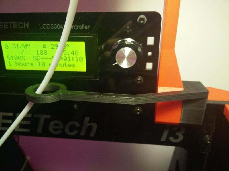 i3 8mm Acrylic Filament Guide